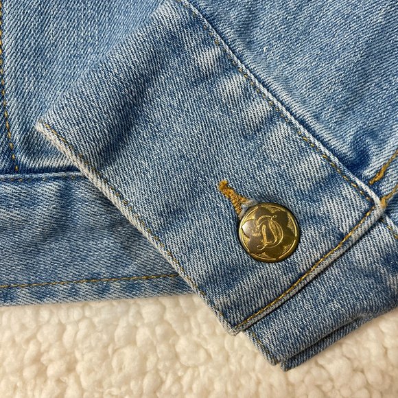 Draper James Ruffle Denim Jacket Size Small - Picture 3 of 7